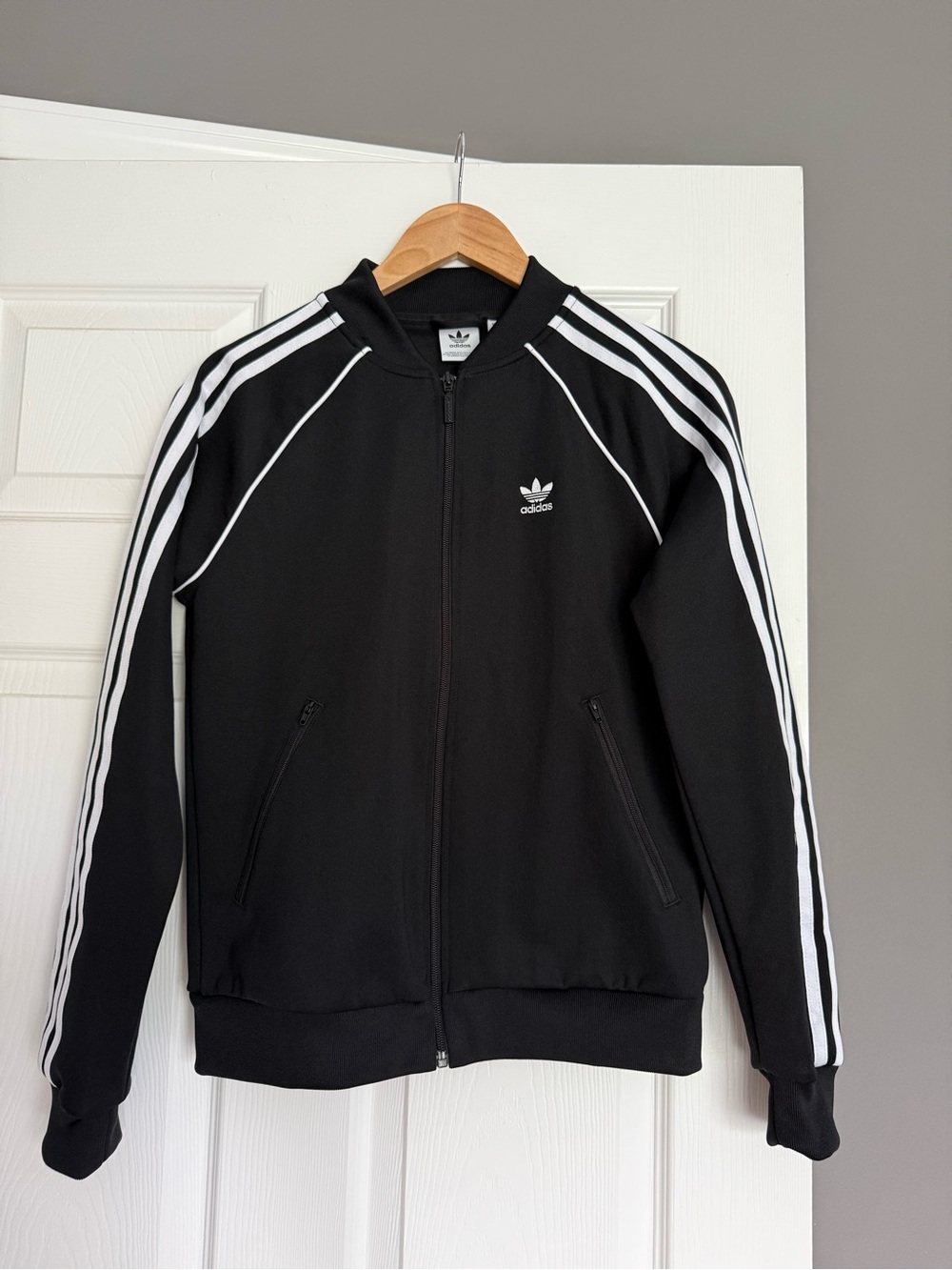 Adidas classic Black Track Jacket